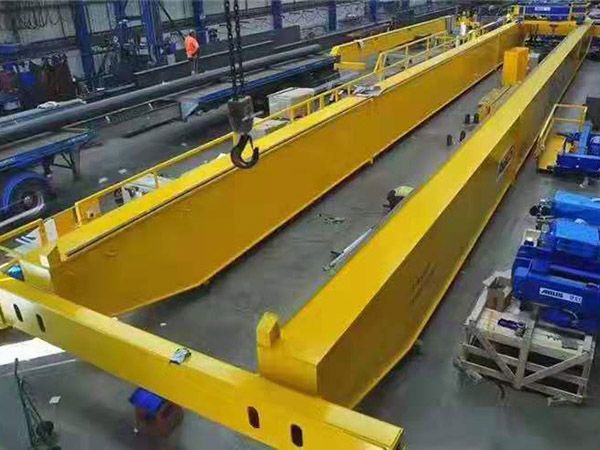 LH type electric hoist double beam bridge crane project