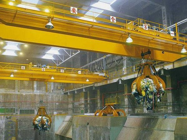 QZ type grab bucket bridge crane