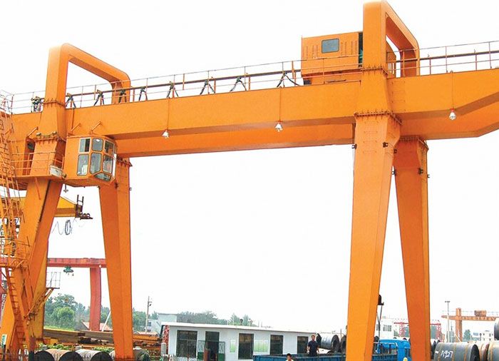 Flower frame gantry crane