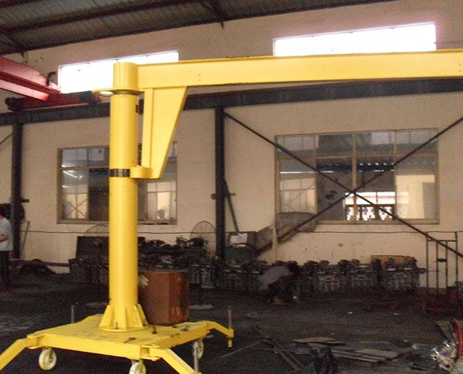 Precautions for operating a jib crane